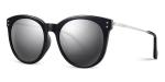 Plastic Metal PEI Sunglasses Ladies Grey Lens Ultra Light Durable Lens Width