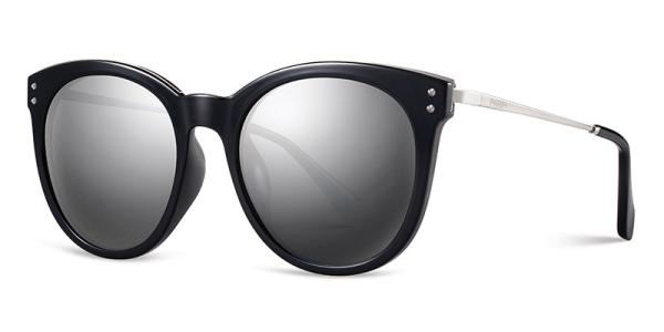Plastic Metal PEI Sunglasses Ladies Grey Lens Ultra Light Durable Lens Width