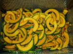 Frozen Steamed Sweet Pumpkin Slice with skin