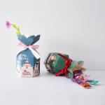 Wholesale Folding Candy Cake Christmas Gift Paper Box Packing With Ribbon