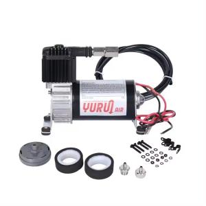 China Dc 12v Air Ride Suspension Compressor Chrome And Black For Truck factory