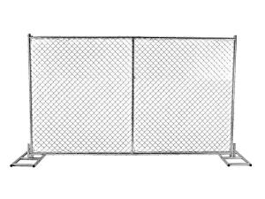 6ft × 12ft Chain Link Temporary Fence Panel Garden Galvanized