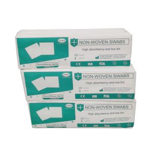 China 3&quot;X3&quot; 4ply Non Woven Gauze Swabs factory