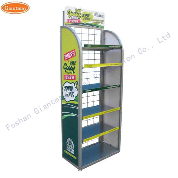 China Beverage Soft Drink Stand Wire Mesh Display Racks And Stands factory