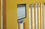 Motorised Automatic Aluminium Telescopic Sliding Gate For Factory Entrance With