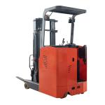 Electric Reach Truck Reach Forklift VNA Stand On Type 1500kg Loading