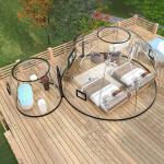 Park rest tent transparent waterproof night stargazing PC material bubble room