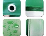 650gsm Waterproof UV Stabilized PVC Truck Cover B1 Flame Retardant In Green