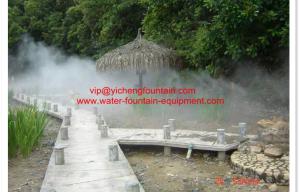 China Outdoor Fogging System Water Fountain Project For Hot Spring Project factory