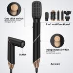 Professional 6 In 1 Powerful Foldable Hot Air Hair Styler Dryer Ionic Beauty
