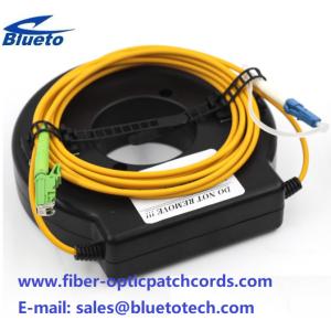 China Yellow E2000/APC-LC/UPC OTDR Lunch Cable 1km Single Mode Fiber Optic Test Cable Mini Box E2000 To LC Simplex factory