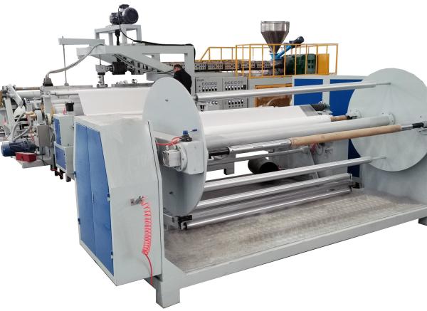 TPE Multilayer Cast Film Extrusion Line Pe Disposable Gloves Manufacturing
