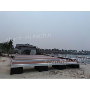 Marine Ship Aluminum Floating Docks Pile HDPE WPC Decking Residential Floating Pontoon Dock