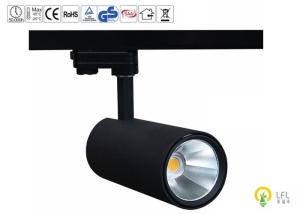China 45W Commercial LED Track Spotlights With Die Casting Aluminum 100lm/Watt factory