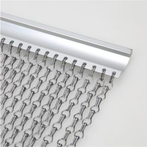 China Multifunctional Aluminium Chain Fly Screen / Chain Insect Screen factory