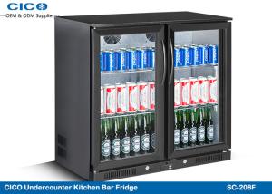 China High Capacity Beer Cooler Refrigerator , Kitchen Under Counter Fridge Fan Cooling factory