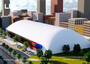 China Giant Arc Inflatable Air Dome Sport Event Tents Membrane Structure For Swimming Pool factory