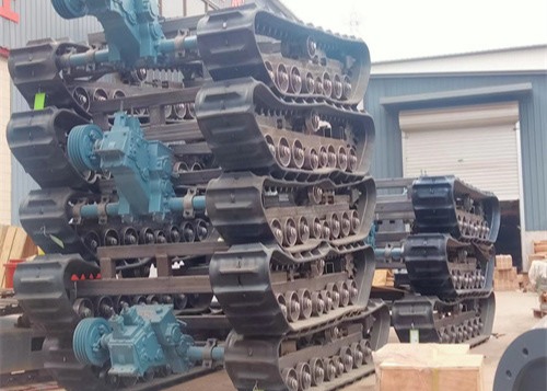 Durable Crawler Track Undercarriage With Diesel Engine For Loading Drilling Machines