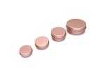 Matte pink Emboss Printing Hair Wax Cosmetic Cream Tin Container Metal Aluminum
