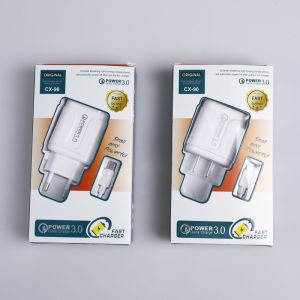 EU US Plug USB Charging Kit With Lightning Type C Micro Data Cable