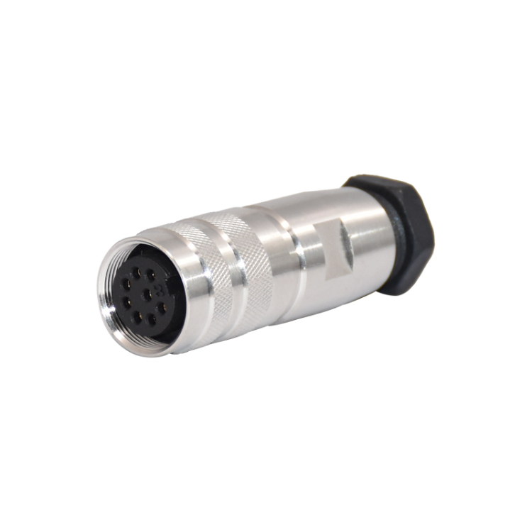 PA66 Rigoal M16 Straight Metal Connector Screw Joint Shield