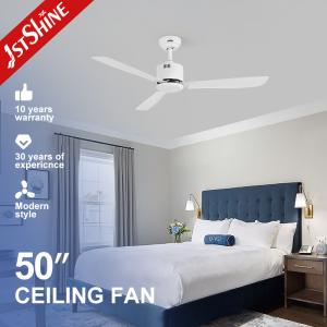 China Modern Style 50 Inches Iron Blades Metal Ceiling Fan with Remote Control from 1stshine factory