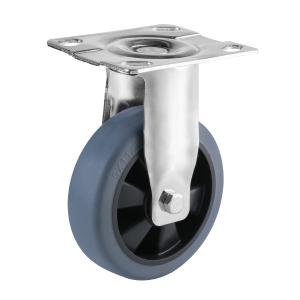 China Medium / Heavy Duty Industrial Casters Wheels Thermoplastic Rubber TPR Caster factory