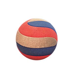 China OEM Natural Cork Volleyball Ball Wear Resistance Eco Friendly Printing factory