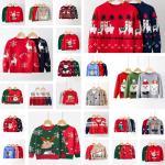 Customized children's Christmas pajamas wholesale Christmas homewear set baby