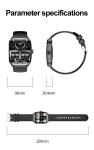 HK80 Smart Watch 1.95inch Amoled Men BT Voice Assistant Health Monitoring