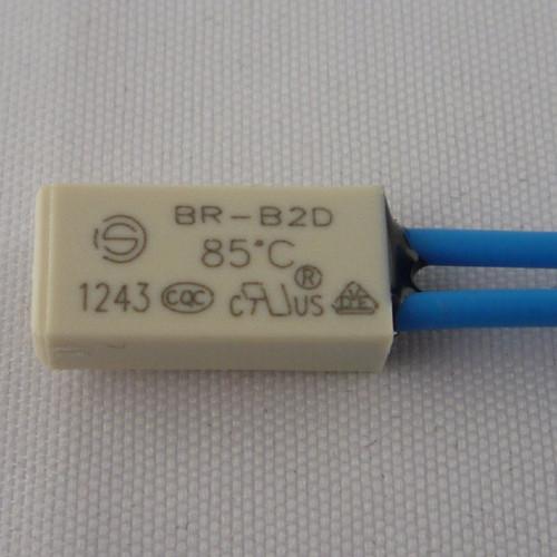 Bimetal Thermostat AC Thermal Protector With Lead Wire UL3266 UL VDE CE KC CQC
