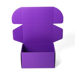 China Custom Cardboard Shipping Boxes E Flute Eco-Friendly Durable Mailer Packaging Boxes For Wig factory