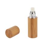 All Inclusive Natural Bamboo PP Liner Plating Lotion Bottles For Lotion 15ml
