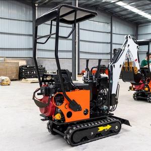 China CE Wheel Crawler Excavator Small Digging Machine Excavate Ditches factory