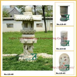 China Carved Stone Lantern for Outdoor Decoration(YKLS-10) factory