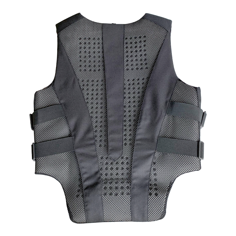 Black Horse Riding Body Protection Vest Sport Protective Gear