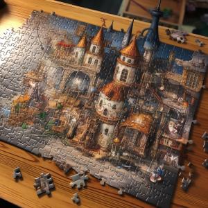 China Bright Educational Jigsaw Puzzle For Indoor Learning Activities factory
