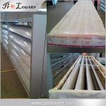 best quality aluminum extruded louver profile Aerofoil fins as window louver