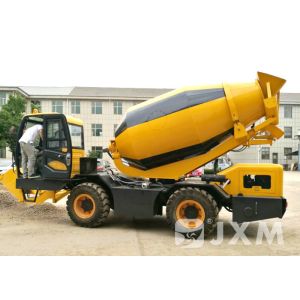 Professional Self Loading Transit Mixer Self Propelled Concrete Mixing System