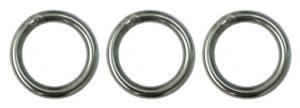 China Welded Ring Stainless Steel O Round Ring Marine Shade Sail Boat factory