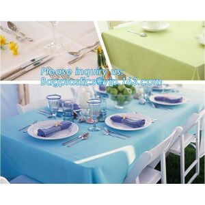 Tablecloth Rectangle Stain Resistant Spillproof Washable Polyester Gingham Table