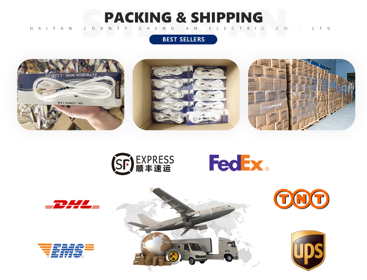 Israel 16A 3 Pin Extension Cord 1.5M for Customization White Power Cable and Accessories