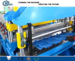 China Hydraulic Tile Sheet Roll Forming Machine With 18 - 24 Stations factory