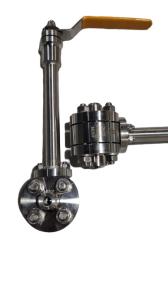 China OEM DN25 Long Shaft Valve Cryogenic SS Ball Valve CE / ISO9001 Approved factory
