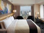 Modern Beech Wood Veneer Hotel Bedroom Furniture Sets With Sofa Set
