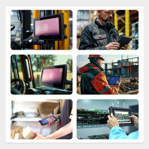 1D/2D Barcode Scanner NFC IP65 Android 9 Rugged Handheld PDA with Octa-core