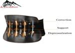 Leather Waist Back Support Belt Adjustable Waist Protection Belt ZY-005