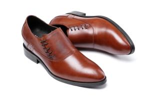 China Genuine Leather Mens Formal Dress Shoes For Office , Party , Dance , Wedding factory