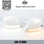 Nissan Patrol Flowing LED Side RearView Mirror Cover Replacement Turn Signal