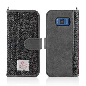 China MONOJOY Galaxy S8 Phone Case Flip Case Harris Tweed 5.8 Inch Leather Wallet Case on sale